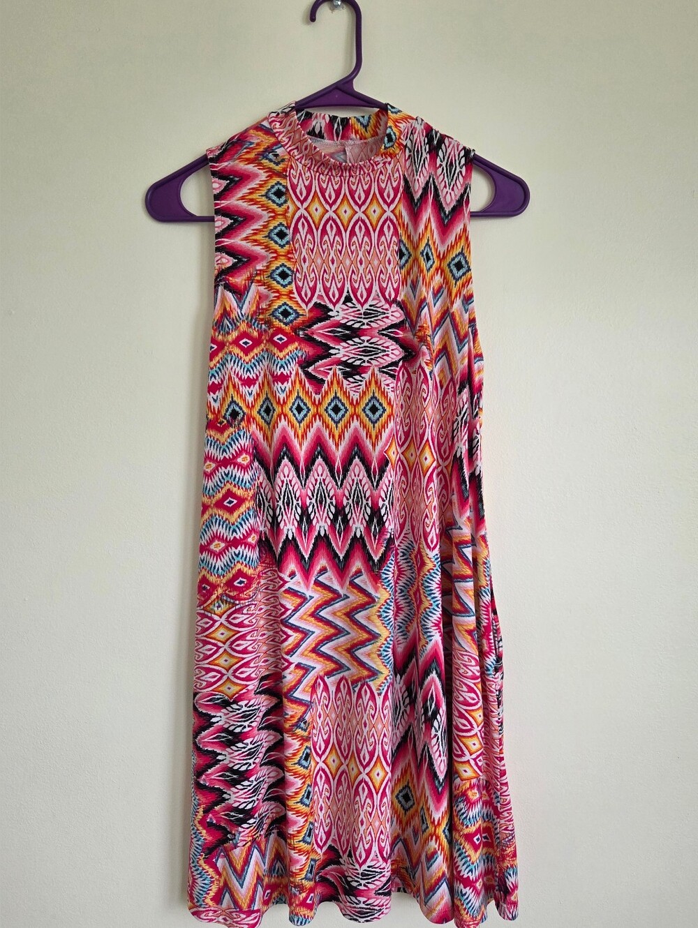 Boho Geometrical Pattern Women's Dress